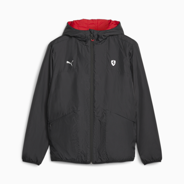 Scuderia Ferrari Style Reversable Padded Jacket, PUMA Black-Rosso Corsa, large-ZAF