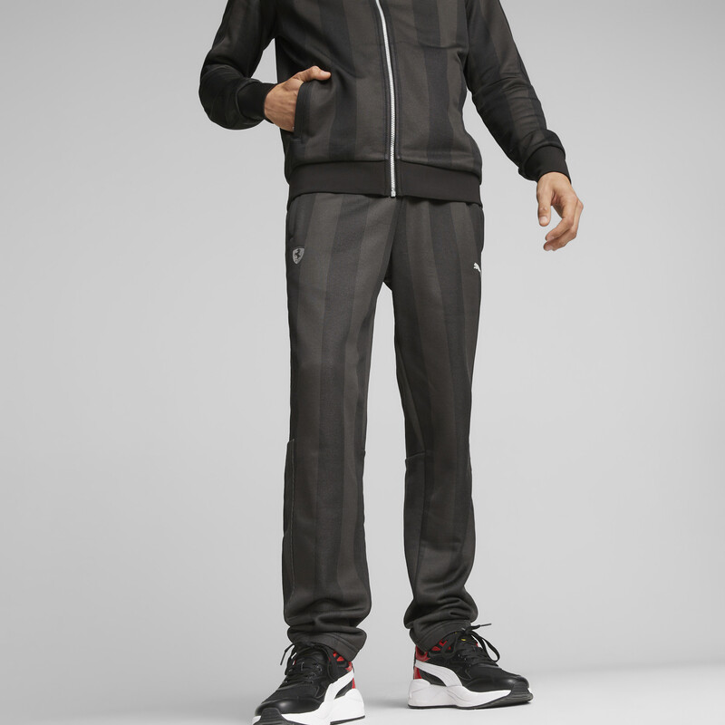 Men's PUMA Scuderia Ferrari Style T7 Motorsport Track Pants in Black size XS
