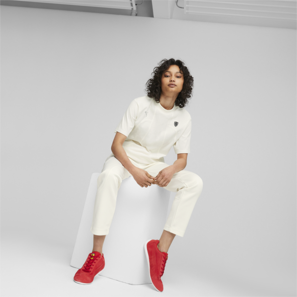 Scuderia Ferrari Style Women's Tee, Warm White, large-ZAF