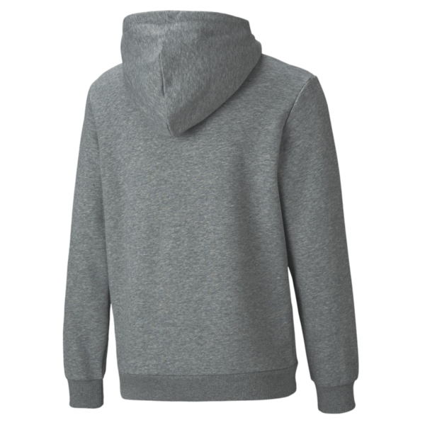 Buzo para niños con capucha y logotipo pequeño Essentials, Medium Gray Heather, large-ARG