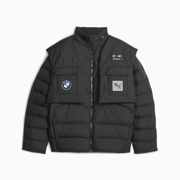 BMW M Motorsport Garage Crew Men's Jacket, PUMA Black, large-ZAF