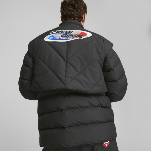 BMW M Motorsport Garage Crew Men's Jacket, PUMA Black, large-ZAF