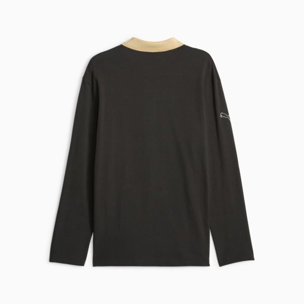 Porsche Legacy Statement Long Sleeve Polo, PUMA Black, large-ZAF