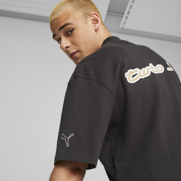 Porsche Legacy Statement Tee, PUMA Black, large-ZAF