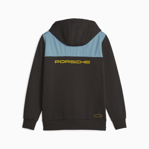 Porsche Legacy Hooded Sweat Jacket, PUMA Black, large-ZAF