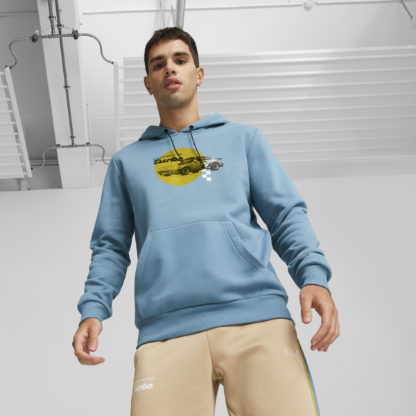 Porsche Legacy Men's Motorsport Sweatshirt, Bold Blue, large-ZAF