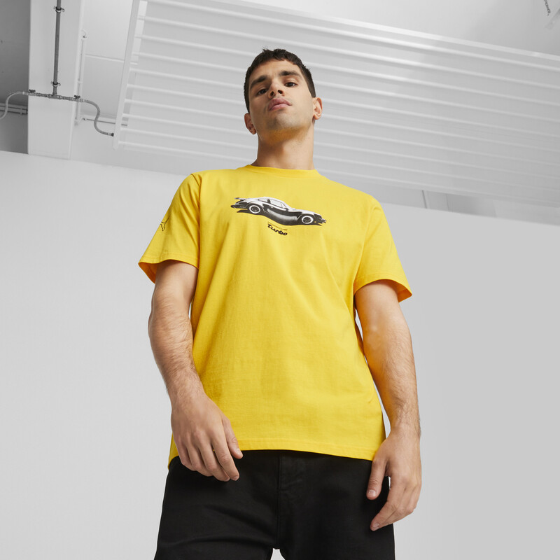Men s PUMA Porsche Legacy Motorsport T shirt in Yellow size L PUMA Dr Rajendra Prasad Road Bhagalpur