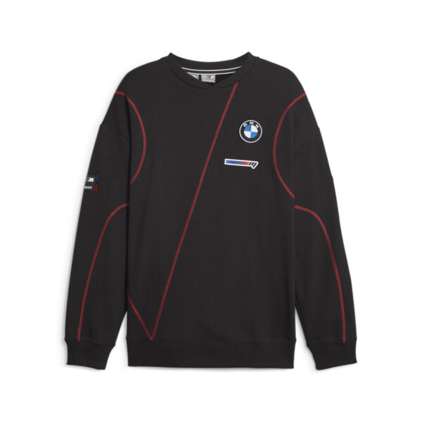 BMW M Motorsport Garage Crew Men s Sweatshirt black PUMA