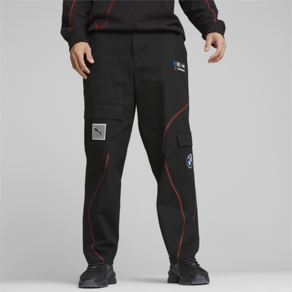 BMW M Motorsport Garage Crew Pants, PUMA Black, large-ZAF