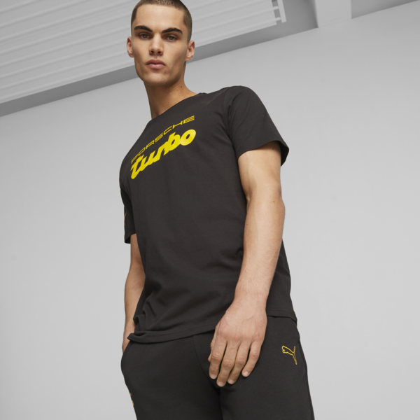 Porsche Legacy Tee, PUMA Black, large-ZAF
