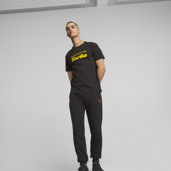 Porsche Legacy Tee, PUMA Black, large-ZAF