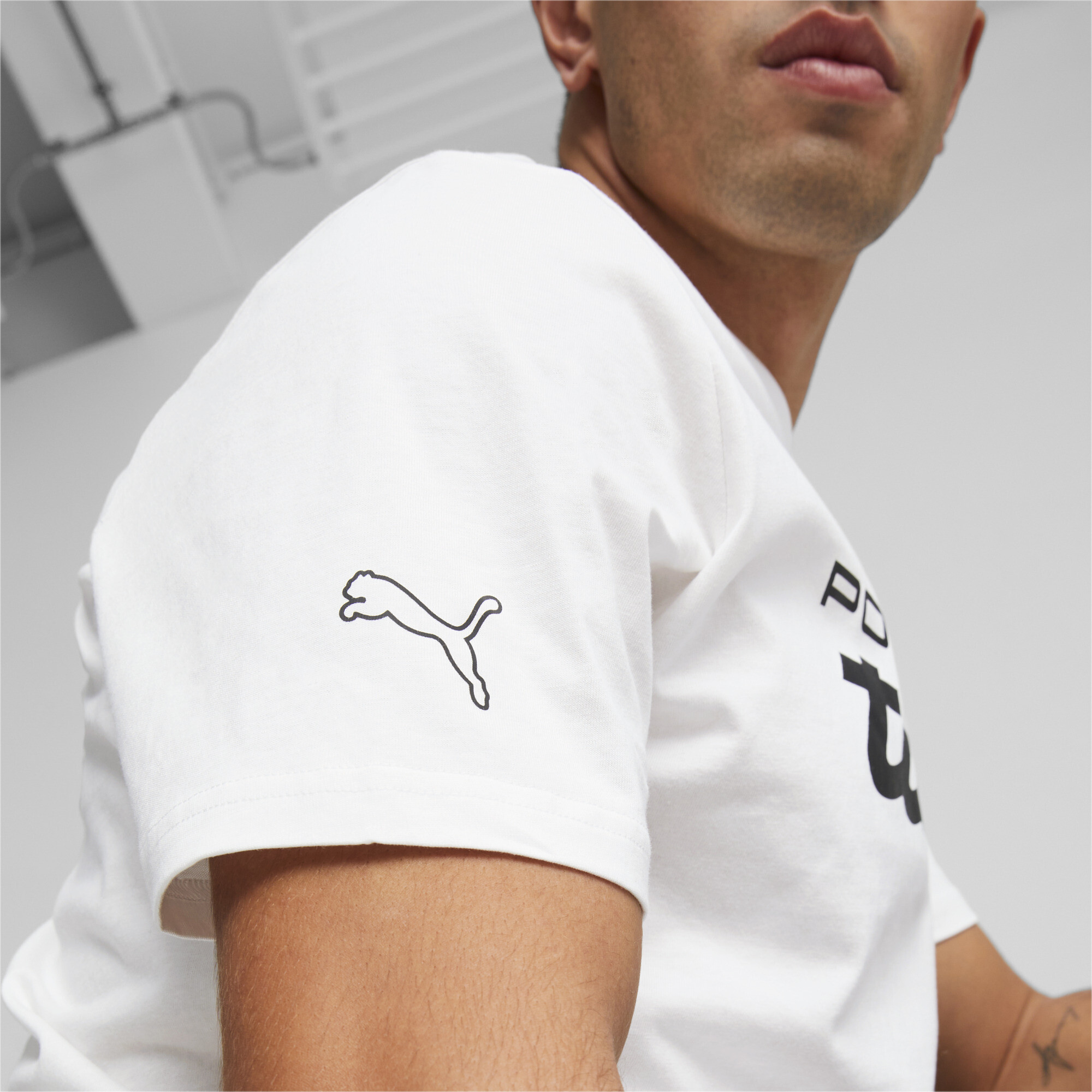 Men's Puma Porsche Legacy T-Shirt, White, Size XL, Sport