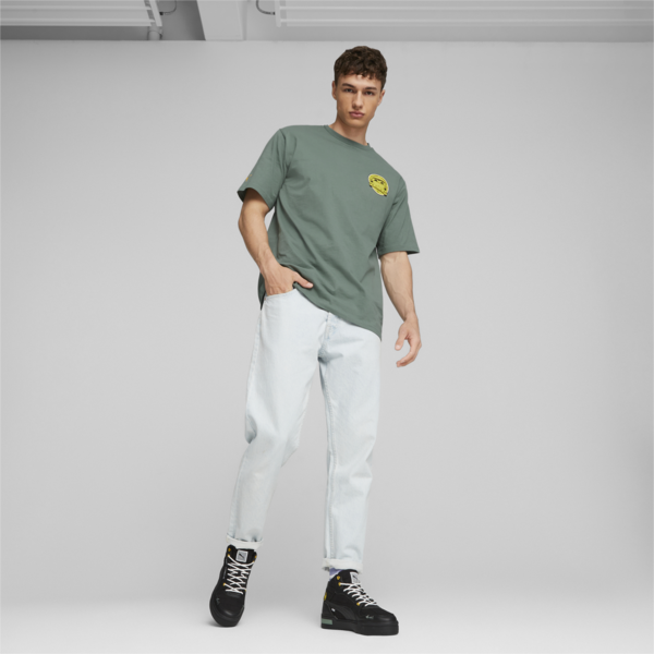 Porsche Legacy Garage Crew Men's Tee, Eucalyptus, large-ZAF