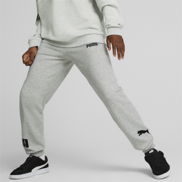 Pantalones de deporte juveniles POWER, Light Gray Heather, large-ARG