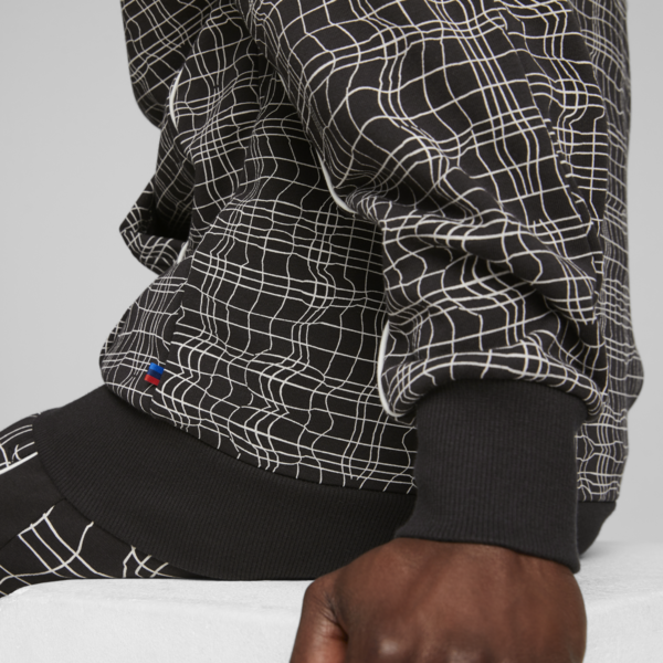 BMW M Motorsport Camo SDS Men's Hoodie, PUMA Black-AOP, large-ZAF