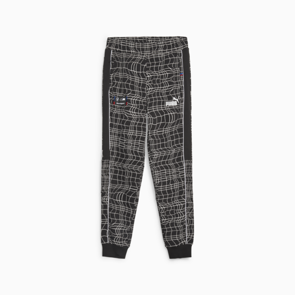 BMW M Motorsport Camo SDS Men's Sweatpants, PUMA Black-AOP, large-ZAF