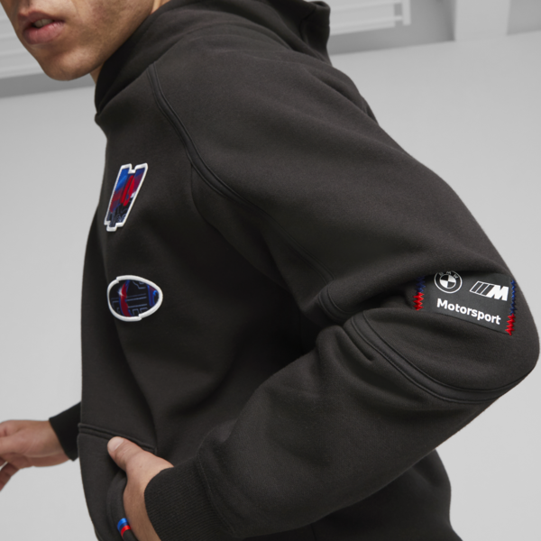 BMW M Motorsport Statement Hoodie, PUMA Black, large-ZAF