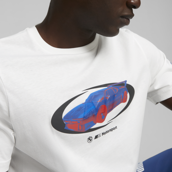 BMW M Motorsport Statement Car Tee, PUMA White, large-ZAF
