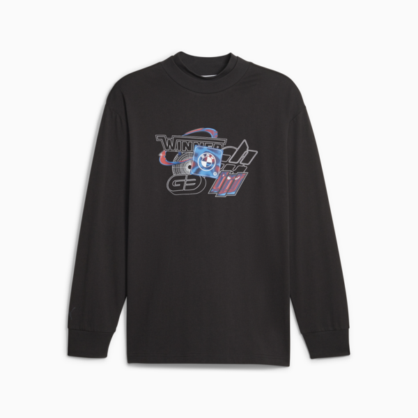 BMW M Motorsport Statement Long Sleeve Tee, PUMA Black, large-ZAF