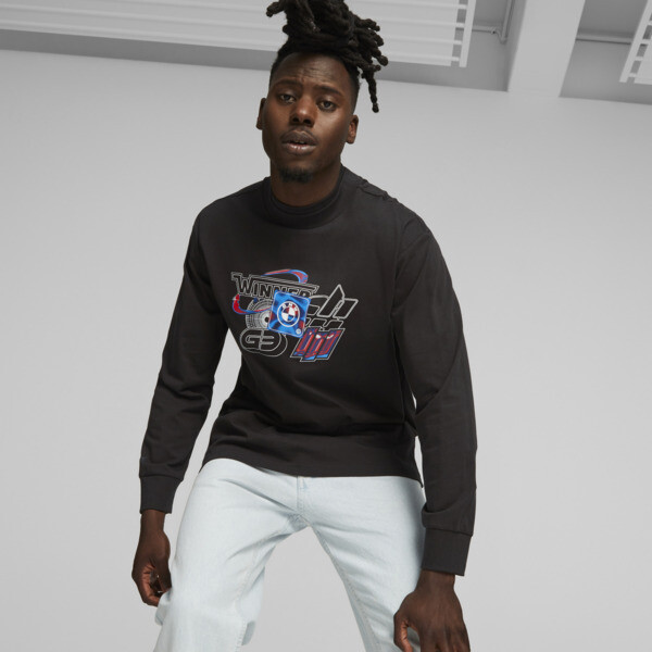 BMW M Motorsport Statement Long Sleeve Tee black PUMA