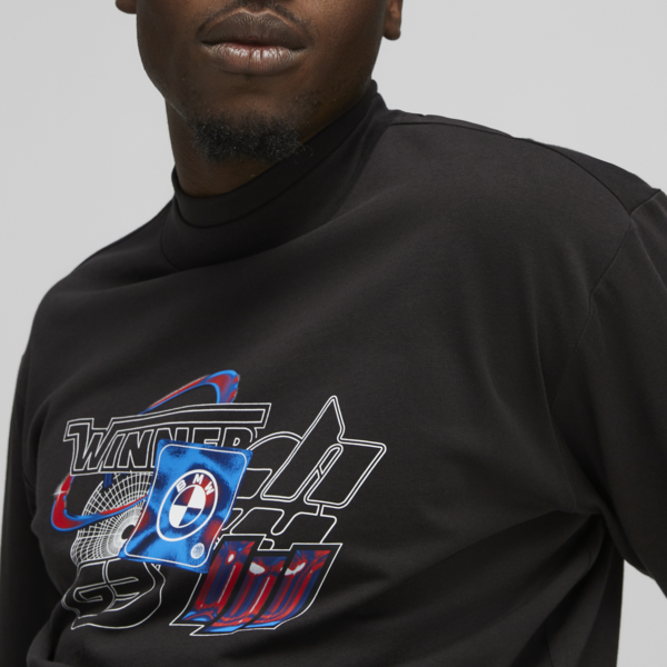 BMW M Motorsport Statement Long Sleeve Tee, PUMA Black, large-ZAF