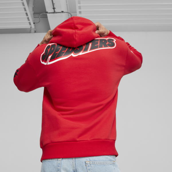 Scuderia Ferrari Race Garage Crew Men's Hoodie, Rosso Corsa, large-ZAF