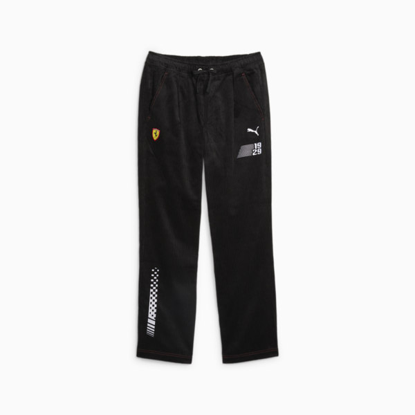 Scuderia Ferrari Race Garage Crew Men's Pants, PUMA Black, large-ZAF
