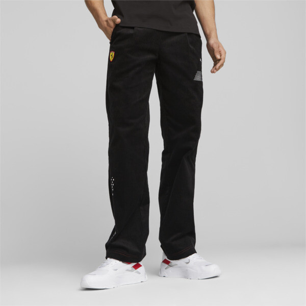 Scuderia Ferrari Race Garage Crew Men's Pants, PUMA Black, large-ZAF