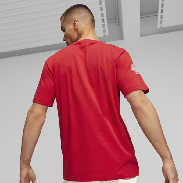 Scuderia Ferrari Race Garage Crew Men's Tee, Rosso Corsa, large-ZAF
