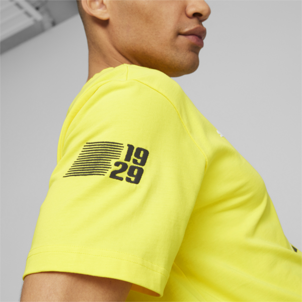 Scuderia Ferrari Race Garage Crew Men's Tee, Speed Yellow, large-ZAF