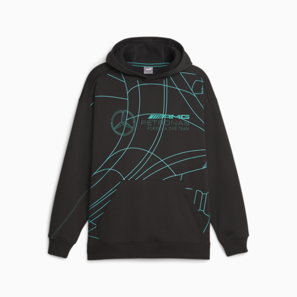 Mercedes-AMG PETRONAS Statement Men's Motorsport Sweatshirt, PUMA Black, large-ZAF