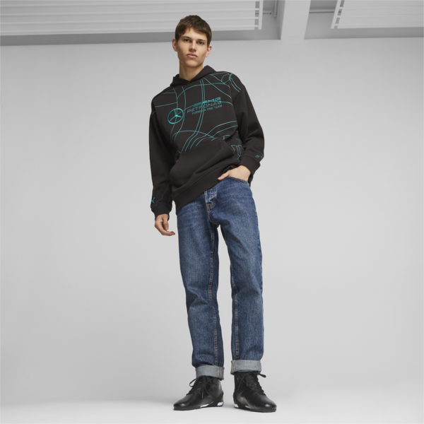 Mercedes-AMG PETRONAS Statement Men's Motorsport Sweatshirt, PUMA Black, large-ZAF