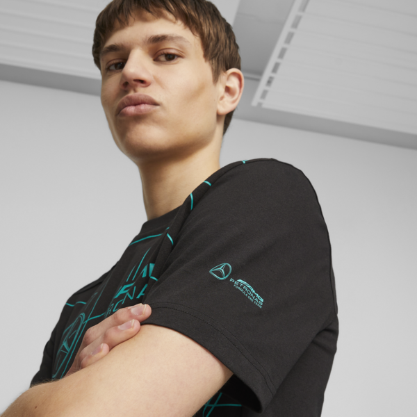Mercedes-AMG PETRONAS Statement Men's Motorsport Tee, PUMA Black, large-ZAF