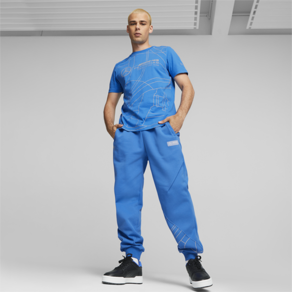 Mercedes-AMG PETRONAS Statement Men's Motorsport Tee, Ultra Blue, large-ZAF