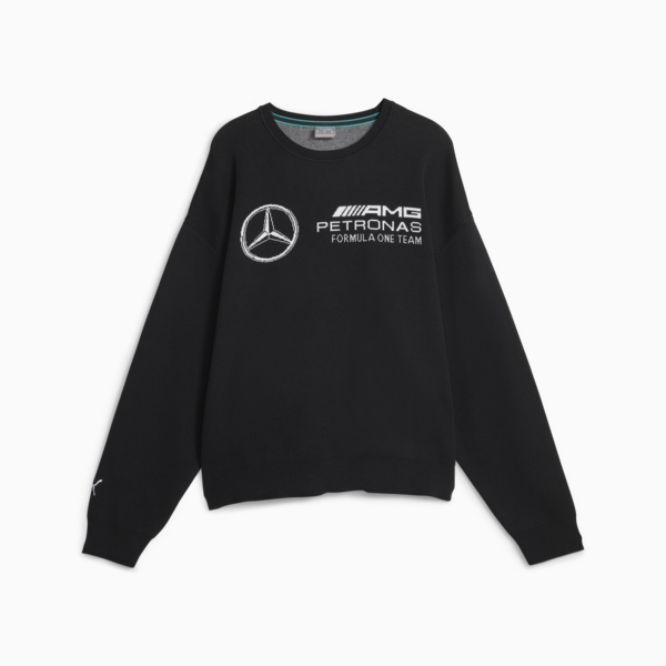 Mercedes-AMG PETRONAS Statement Men's Knitted Motorsport Sweater, PUMA Black, large-ZAF