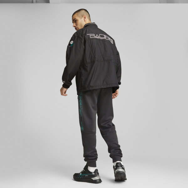 Mercedes-AMG Petronas Motorsport Garage Crew Men's Jacket, PUMA Black, large-ZAF