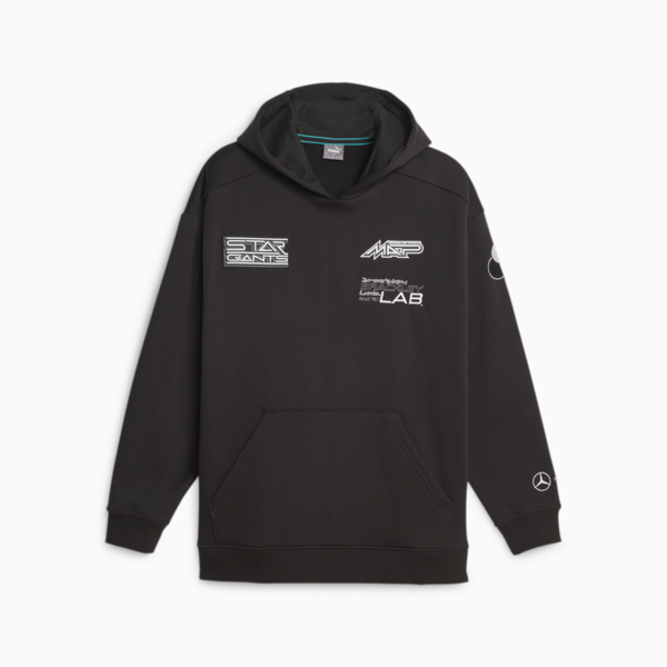 Mercedes-AMG Petronas Motorsport Garage Crew Hoodie, PUMA Black, large-ZAF