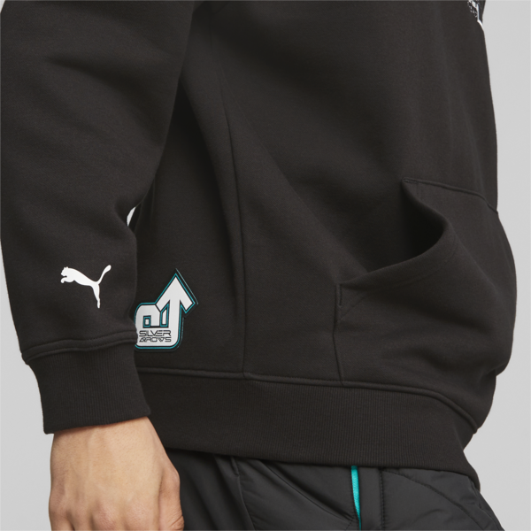 Mercedes-AMG Petronas Motorsport Garage Crew Hoodie, PUMA Black, large-ZAF