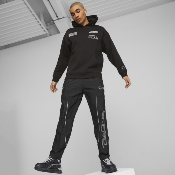 Mercedes-AMG Petronas Motorsport Garage Crew Hoodie, PUMA Black, large-ZAF