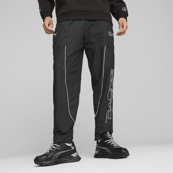 Mercedes-AMG Petronas Motorsport Garage Crew Men's Pants, PUMA Black, large-ZAF