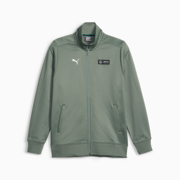 Mercedes-AMG PETRONAS Men's MT7 Motorsport Track Jacket, Eucalyptus, large-ZAF