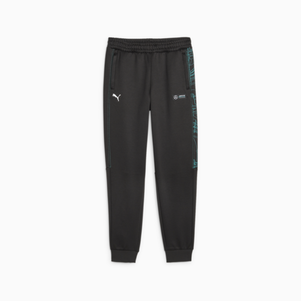 Mercedes-AMG PETRONAS Men's MT7 Regular Motorsport Track Pants, PUMA Black, large-ZAF