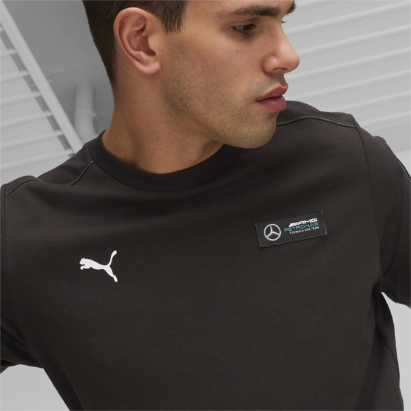 Mercedes-AMG PETRONAS Men's MT7 Tee, PUMA Black, large-ZAF