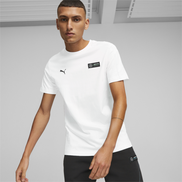 Mercedes-AMG PETRONAS Men's MT7 Tee, PUMA White, large-ZAF