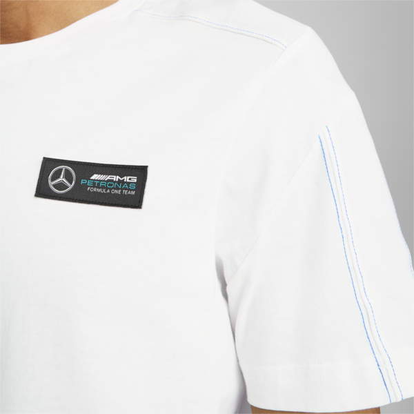 Mercedes-AMG PETRONAS Men's MT7 Tee, PUMA White, large-ZAF