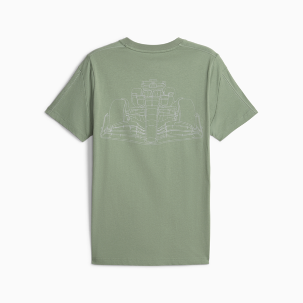 Mercedes-AMG PETRONAS Men's MT7 Tee, Eucalyptus, large-ZAF