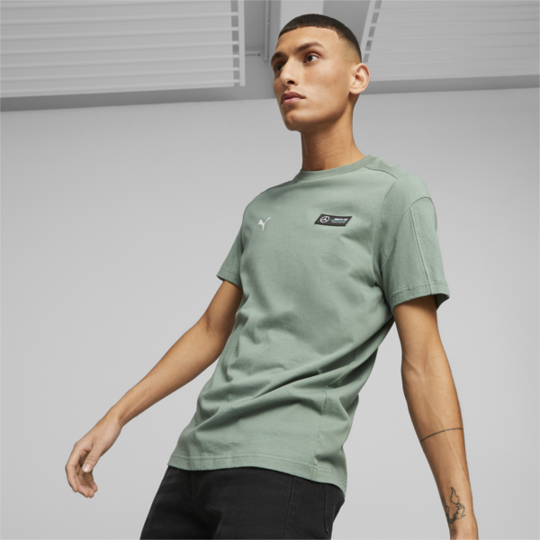 Mercedes-AMG PETRONAS Men's MT7 Tee, Eucalyptus, large-ZAF