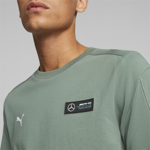 Mercedes-AMG PETRONAS Men's MT7 Tee, Eucalyptus, large-ZAF