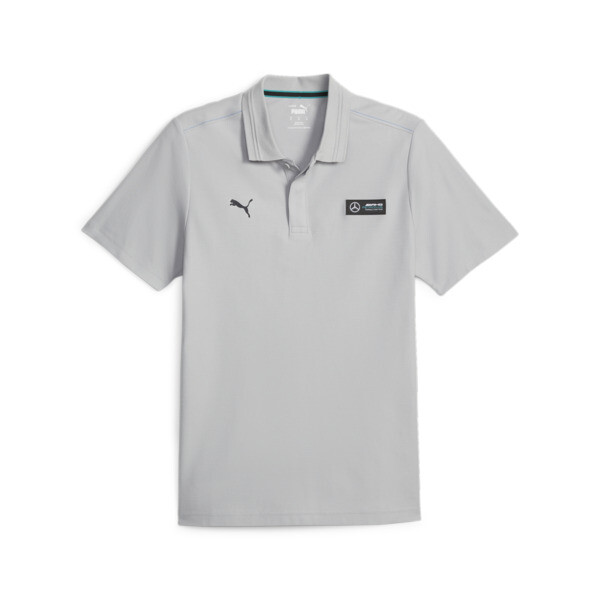 Mercedes-AMG PETRONAS Men's Motorsport Polo, Mercedes Team Silver, large-ZAF