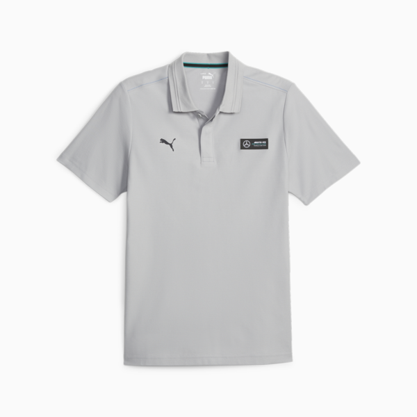 Mercedes-AMG PETRONAS Men's Motorsport Polo, Mercedes Team Silver, large-ZAF